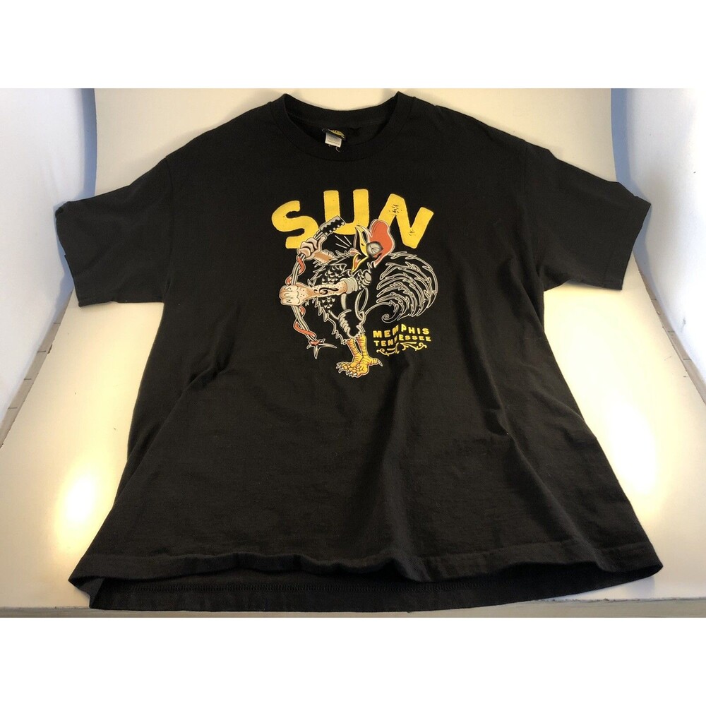 Sun Record Company by Steady Rooster Shirt Black Size XL / L